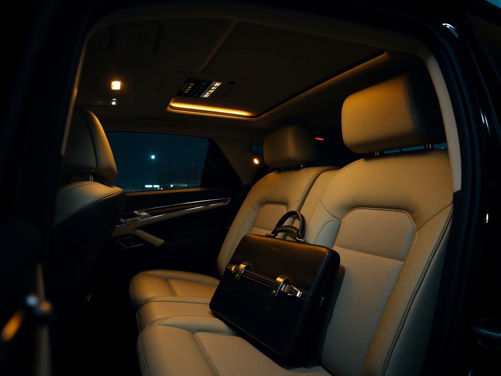 Executive sedan interior